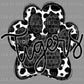 Tigers Mascot Paw Black Ready to Press Transfer DTF Transfer Sublimation Transfer