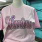 Mascot Pink Out Spangle Light Pink Gildan or A4 Drifit T-Shirt