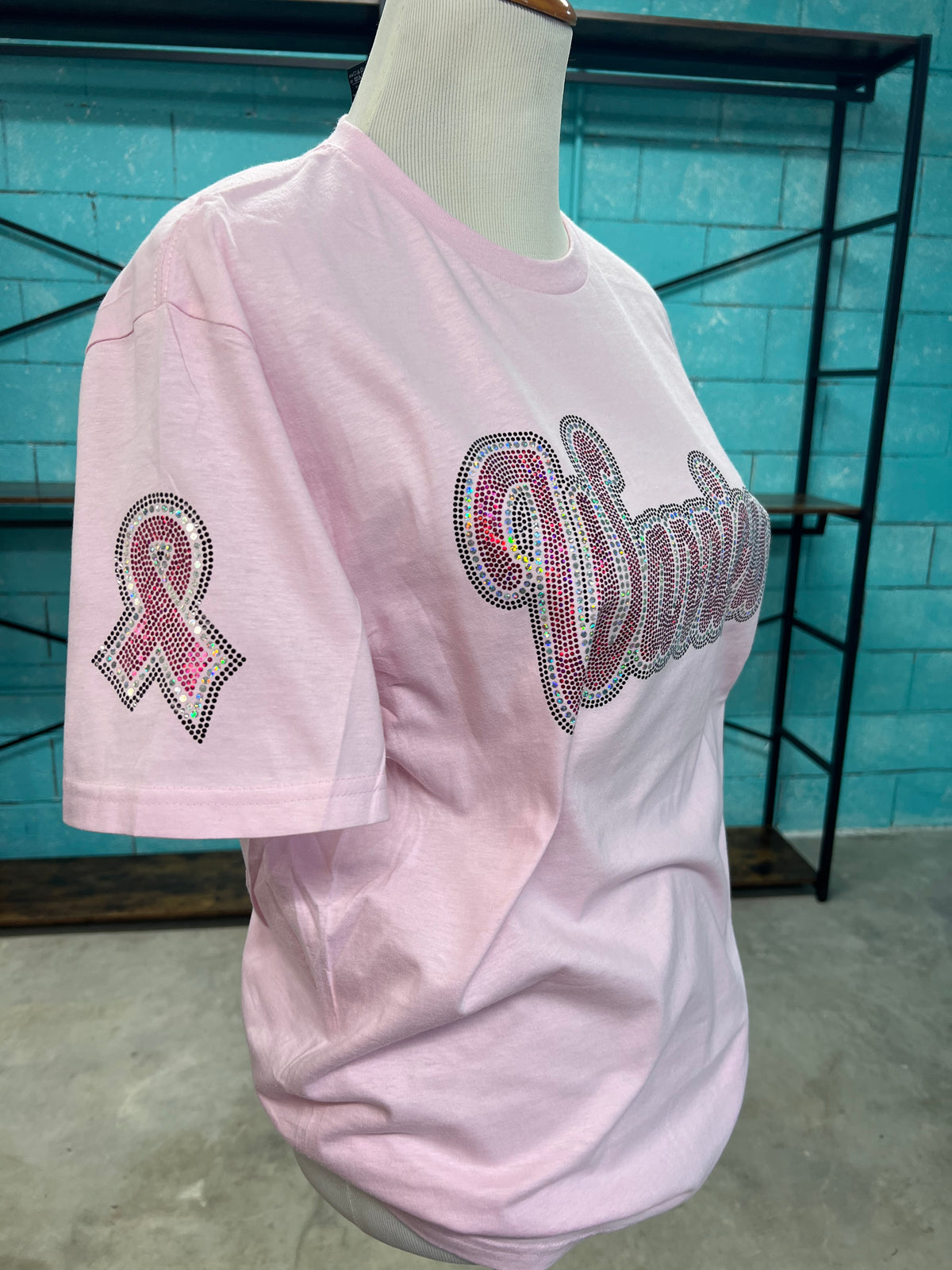 Mascot Pink Out Spangle Light Pink Gildan or A4 Drifit T-Shirt