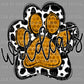 Wildcats Mascot Paw Gold Ready to Press Transfer DTF Transfer Sublimation Transfer