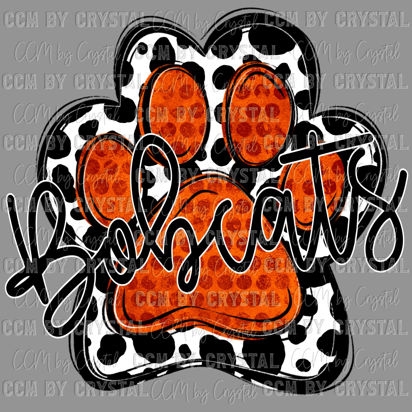 Personalized Mascot Paw Ready to Press Transfer DTF Transfer Sublimation Transfer