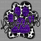 Personalized Mascot Paw Ready to Press Transfer DTF Transfer Sublimation Transfer