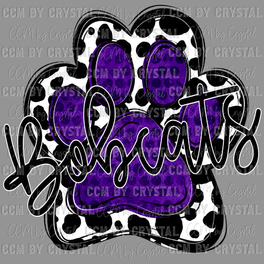 Personalized Mascot Paw Ready to Press Transfer DTF Transfer Sublimation Transfer