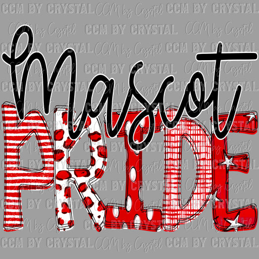 Personalized Mascot Pride Ready to Press Transfer DTF Transfer Sublimation Transfer
