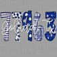 Personalized Zip-code City and State Ready to Press Transfer DTF Transfer Sublimation Transfer