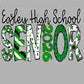Personalized Senior 2026 with High School Name Ready to Press Transfer DTF Transfer Sublimation Transfer