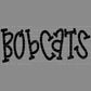 Bobcats Mascot Ready to Press Transfer DTF Transfer Sublimation Transfer