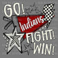 Go Fight Win Indians Maroon Ready to Press Transfer DTF Transfer Sublimation Transfer