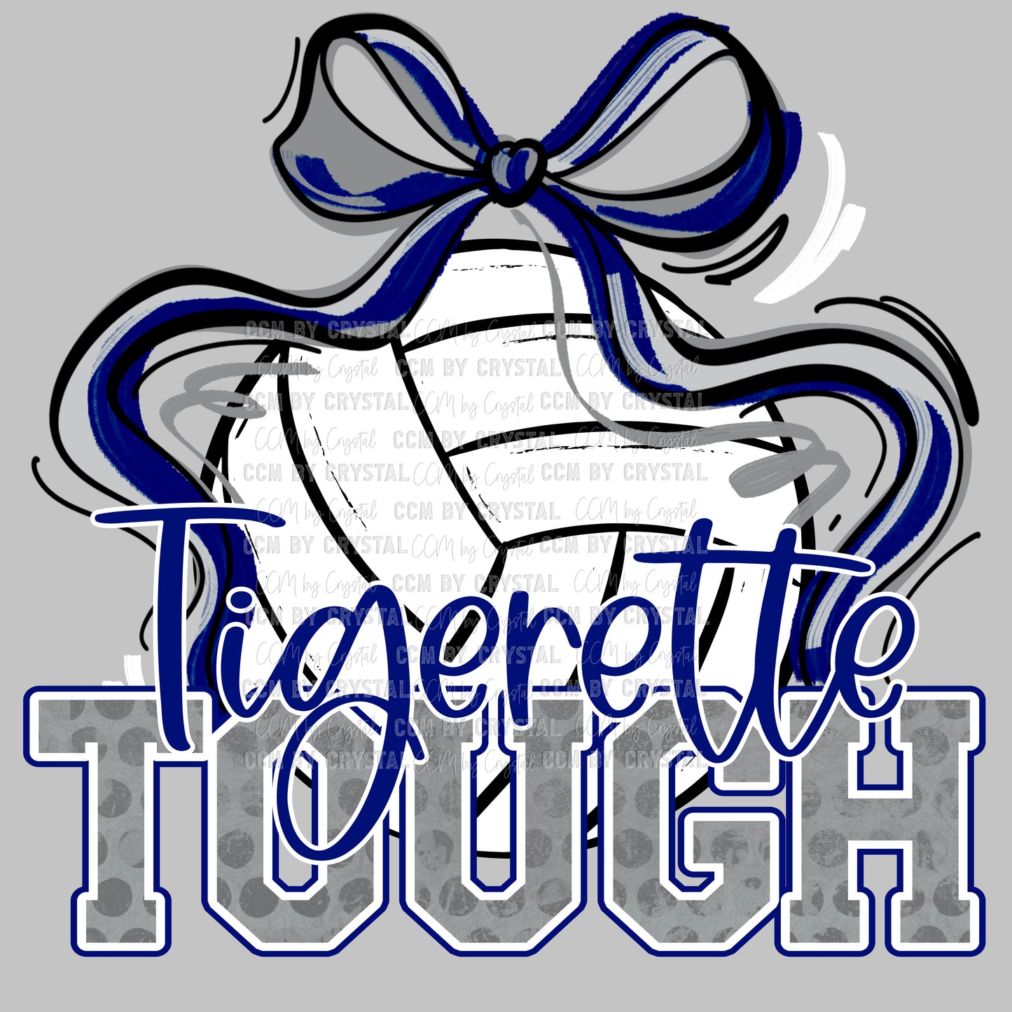 Goliad Tigerette Tough Volleyball T-Shirt
