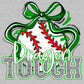 Dragon Tough Baseball Green Mascot Ready to Press Transfer DTF Transfer Sublimation Transfer
