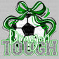 Dragon Tough Soccer Green Mascot Ready to Press Transfer DTF Transfer Sublimation Transfer