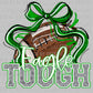 Eagle Tough Football Green Mascot Ready to Press Transfer DTF Transfer Sublimation Transfer