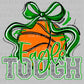 Eagle Tough Basketball Green Mascot Ready to Press Transfer DTF Transfer Sublimation Transfer