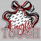 Eagle Tough Golf Maroon Mascot Ready to Press Transfer DTF Transfer Sublimation Transfer