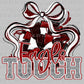 Eagle Tough Cheer Pom Pom Maroon Mascot Ready to Press Transfer DTF Transfer Sublimation Transfer
