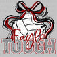 Eagle Tough Volleyball Maroon Mascot Ready to Press Transfer DTF Transfer Sublimation Transfer