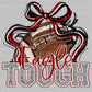 Eagle Tough Football Maroon Mascot Ready to Press Transfer DTF Transfer Sublimation Transfer