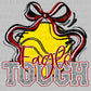 Eagle Tough Tennis Maroon Mascot Ready to Press Transfer DTF Transfer Sublimation Transfer