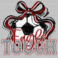 Eagle Tough Soccer Maroon Mascot Ready to Press Transfer DTF Transfer Sublimation Transfer