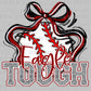 Eagle Tough Baseball Maroon Mascot Ready to Press Transfer DTF Transfer Sublimation Transfer