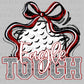 Eagle Tough Golf Maroon Mascot Ready to Press Transfer DTF Transfer Sublimation Transfer