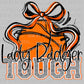 Lady Badger Tough Basketball Orange Mascot Ready to Press Transfer DTF Transfer Sublimation Transfer