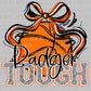 Badger Tough Basketball Orange Mascot Ready to Press Transfer DTF Transfer Sublimation Transfer