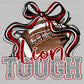 Lion Tough Football Maroon Mascot Ready to Press Transfer DTF Transfer Sublimation Transfer