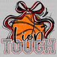 Lion Tough Basketball Maroon Mascot Ready to Press Transfer DTF Transfer Sublimation Transfer