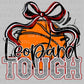 Leopard Tough Basketball Maroon Mascot Ready to Press Transfer DTF Transfer Sublimation Transfer