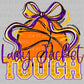 Lady Jacket Tough Basketball Gold Purple Mascot Ready to Press Transfer DTF Transfer Sublimation Transfer