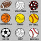 Personalized Mascot Tough Sport Mascot Ready to Press Transfer DTF Transfer Sublimation Transfer