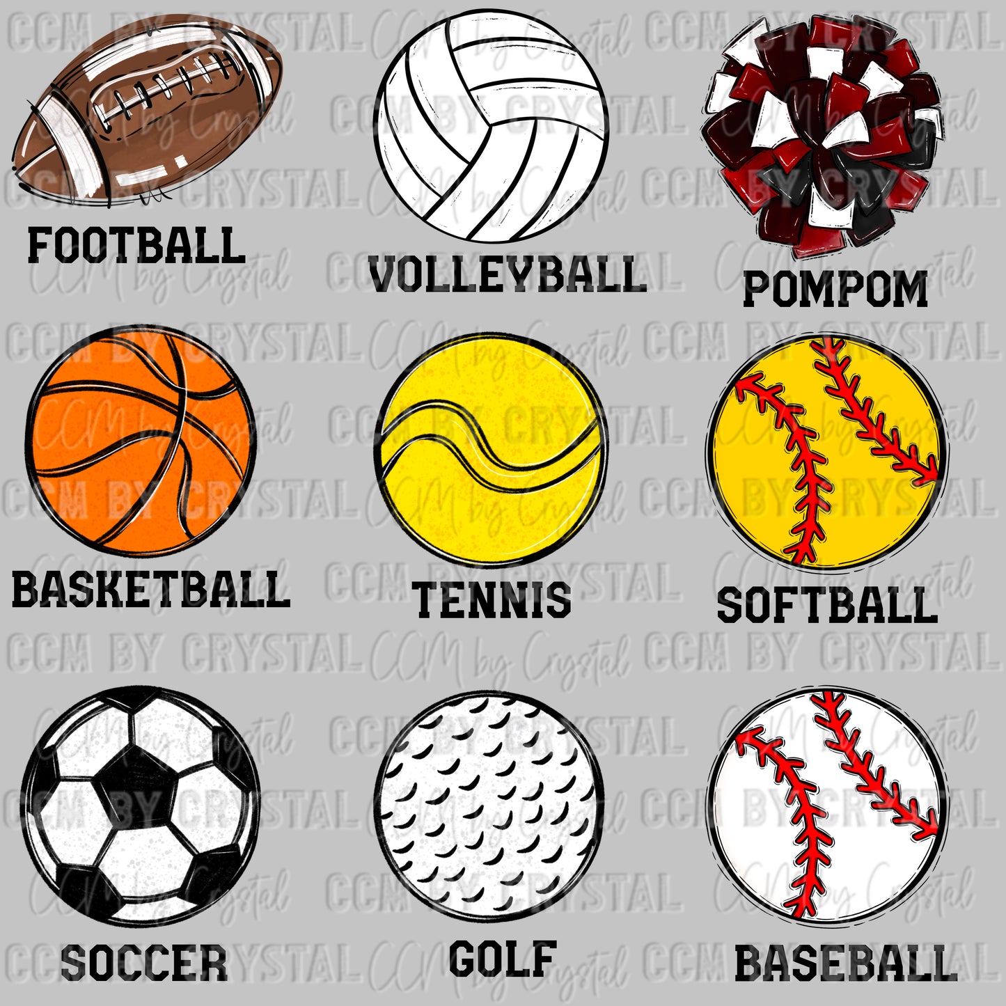 Personalized Mascot Tough Sport Mascot Ready to Press Transfer DTF Transfer Sublimation Transfer