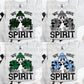 Pick Your Mascot Pick Your Color Ghost Cheerleader We Have Spirit Ready to Press Transfer DTF Transfer Sublimation Transfer (Copy)