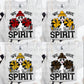 Pick Your Mascot Pick Your Color Ghost Cheerleader We Have Spirit Ready to Press Transfer DTF Transfer Sublimation Transfer (Copy)
