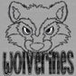 Wolverines Doodle Mascot Sports Ready to Press Transfer DTF Transfer Sublimation Transfer