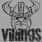 Vikings Doodle Mascot Sports Ready to Press Transfer DTF Transfer Sublimation Transfer