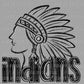 Indians Doodle Mascot Sports Ready to Press Transfer DTF Transfer Sublimation Transfer
