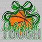 Gobbler Tough Basketball Green Mascot Sports Ready to Press Transfer DTF Transfer Sublimation Transfer