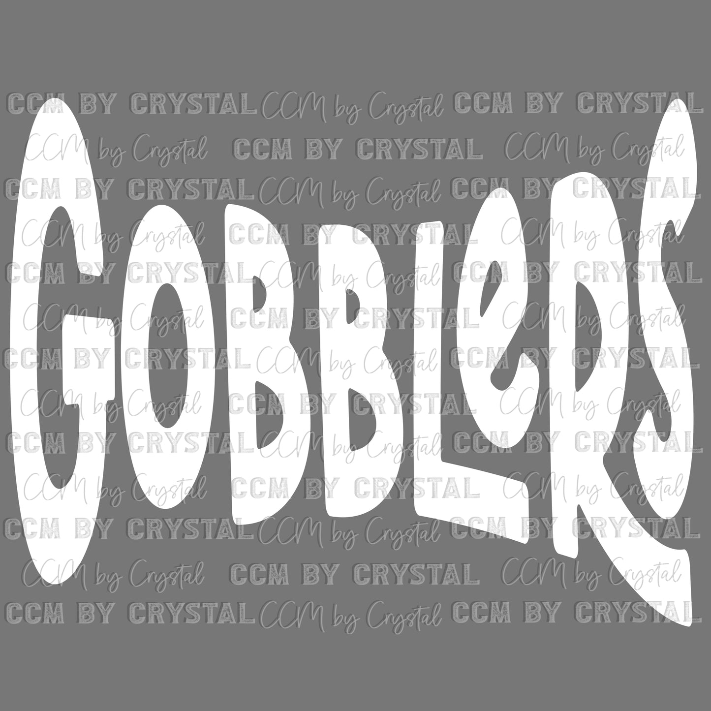 Gobblers Mascot Sports Ready to Press Transfer DTF Transfer Sublimation Transfer