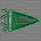 Gobblers Pennant Mascot Ready to Press Transfer DTF Transfer Sublimation Transfer