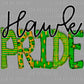 Hawk Pride Green Gold Ready to Press Transfer DTF Transfer Sublimation Transfer
