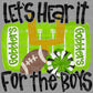 Gobblers Let’s Hear It for the Boys Mascot Ready to Press Transfer DTF Transfer Sublimation Transfer