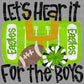 Eagles Let’s Hear It for the Boys Mascot Ready to Press Transfer DTF Transfer Sublimation Transfer