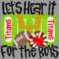 Titans Let’s Hear It for the Boys Mascot Ready to Press Transfer DTF Transfer Sublimation Transfer