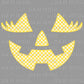 Jack O Lantern Pumpkin Fall Halloween Ready to Press Transfer DTF Transfer Sublimation Transfer