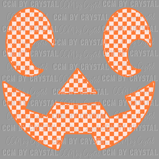 Jack O Lantern Pumpkin Fall Halloween Ready to Press Transfer DTF Transfer Sublimation Transfer