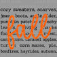 Fall Typography Ready to Press Transfer DTF Transfer Sublimation Transfer