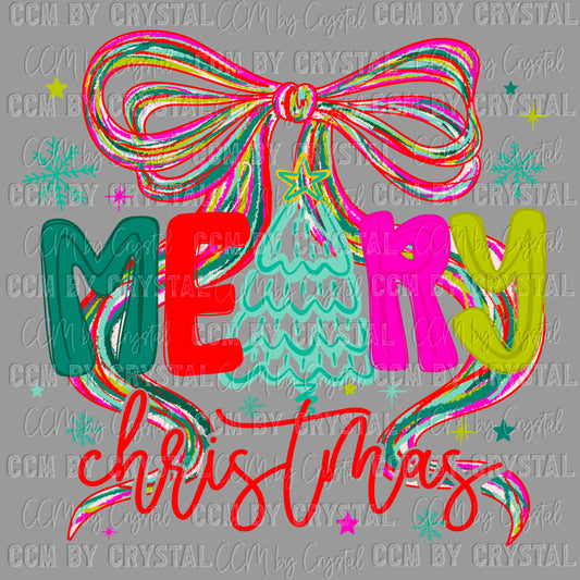 Merry Christmas Ready to Press Transfer DTF Transfer Sublimation Transfer
