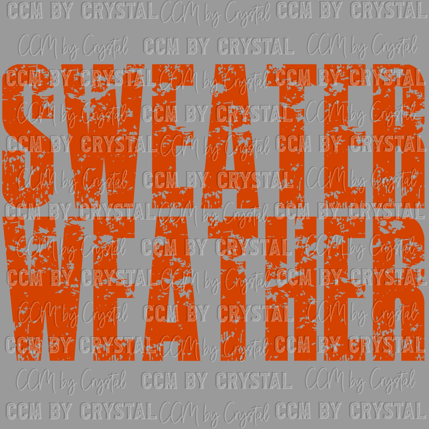 Sweater Weather Fall Ready to Press Transfer DTF Transfer Sublimation Transfer